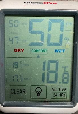 温度計＋湿度計
